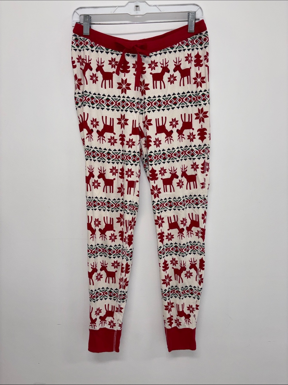 Hanna Andersson family matching organic cotton Reindeer Holiday Pajama Pants M